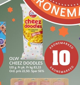 Coop Mega Olw cheez doodles tilbud