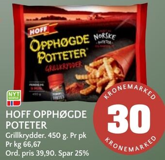 Coop Mega Hoff opphøgde poteter tilbud