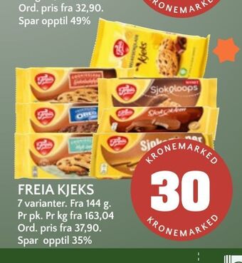 Coop Mega Freia kjeks tilbud