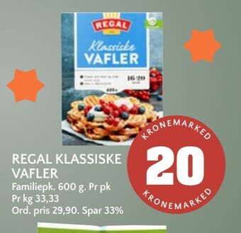 Coop Mega Regal klassiske vafler tilbud