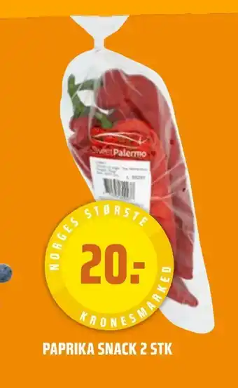 Coop Obs Paprika snack 2 stk tilbud