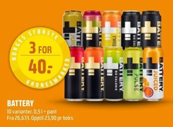 Coop Obs Battery tilbud