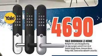 Coop Obs Yale doorman l3 home tilbud