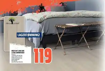 Coop Obs Deco salt lake oak 1-stav laminatgulv tilbud