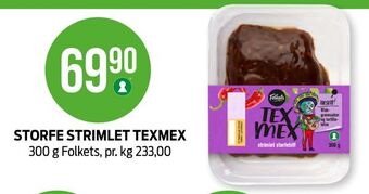 Kiwi Storfe strimlet texmex tilbud