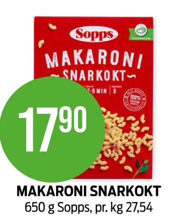 Kiwi Makaroni snarkokt tilbud