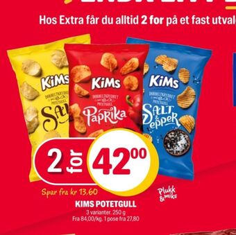 Coop Extra Kims chips tilbud