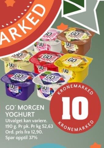 Coop Mega Go morgen yoghurt tilbud