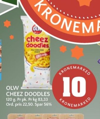 Coop Mega Olw cheez doodles tilbud