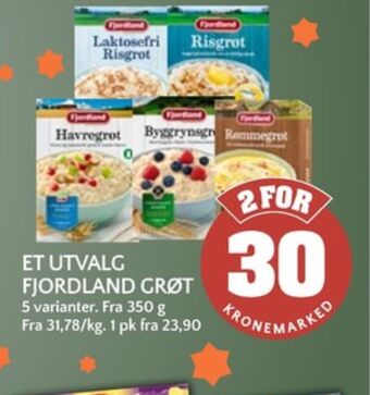Coop Mega Fjordland grøt tilbud