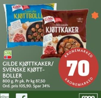 Coop Mega Gilde kjøttboller tilbud