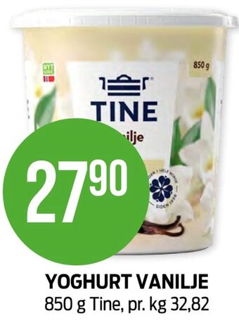 Kiwi Tine yoghurt tilbud