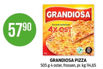 Kiwi Grandiosa pizza tilbud