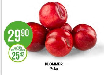 Kiwi Ukjent plommer tilbud