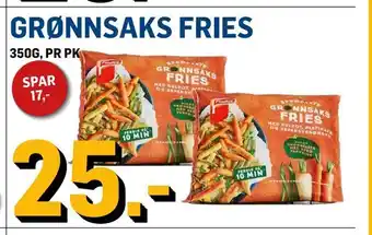 Price Lagerbutikk Grønnsaks fries tilbud
