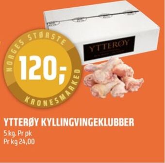 Coop Obs Ytterøy kyllingvinger tilbud