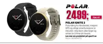 Sport 1 Polar Ignite 2 tilbud