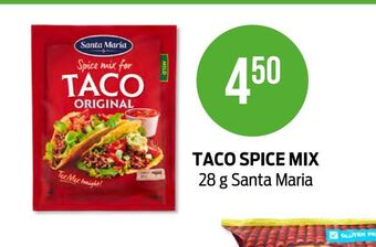 Kiwi Taco spice mix tilbud