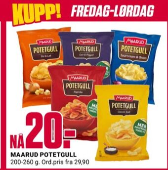 Europris Maarud chips tilbud