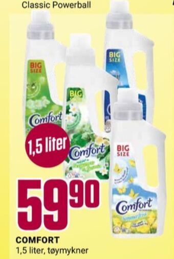 Europris Comfort tøymykner tilbud