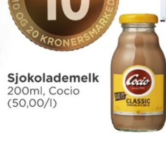 Meny Cocio sjokolademelk tilbud