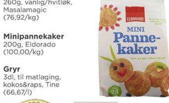 Meny Eldorado pannekaker tilbud