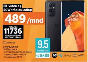 POWER One plus 9 pro mobiltelefon tilbud