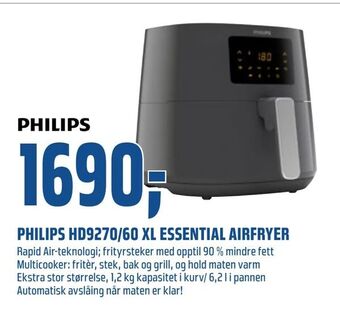 Coop Obs Philips hd9270/60 xl essential airfryer tilbud