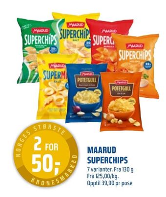 Coop Obs Maarud superchips tilbud