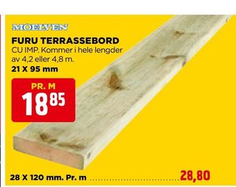 jem & fix Furu terrassebord tilbud