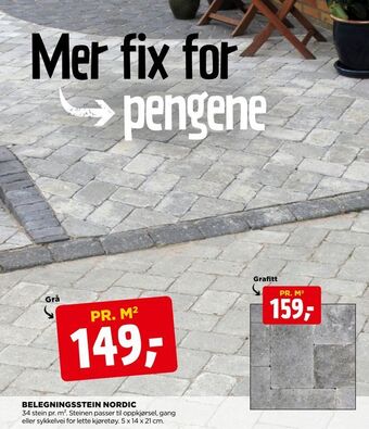 jem & fix Belegningsstein nordic tilbud