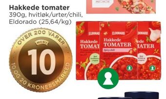 Meny Hakkede tomater tilbud