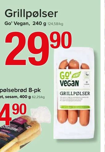 Spar Grillpølser tilbud