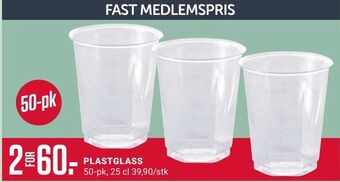Europris Plastglass tilbud