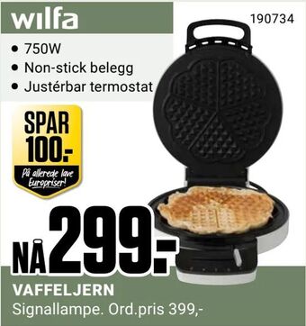 Europris Vaffeljern tilbud