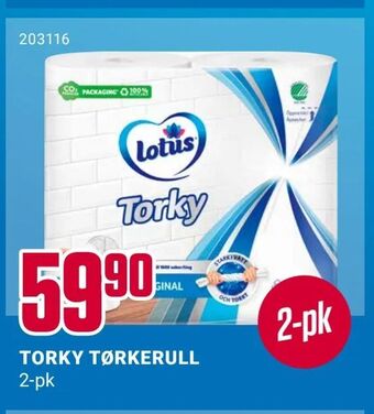 Europris Torky tørkerull tilbud