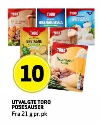 Bunnpris Utvalgte toro posesauser tilbud