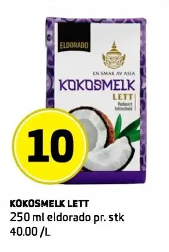 Kokosmelk lett
