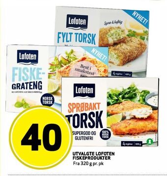 Bunnpris Utvalgte lofoten fiskeprodukter tilbud