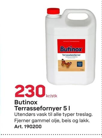 Byggmax Butinox Terrassefornyer 5 l tilbud