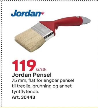 Byggmax Jordan Pensel tilbud