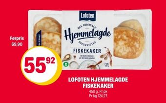 Coop Extra Lofoten hjemmelagde fiskekaker tilbud