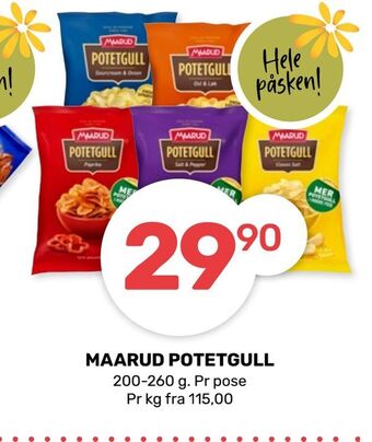 Coop Marked Maarud potetgull tilbud