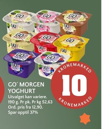 Coop Mega Go' morgen yoghurt tilbud