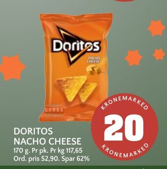 Coop Mega Doritos nacho cheese tilbud