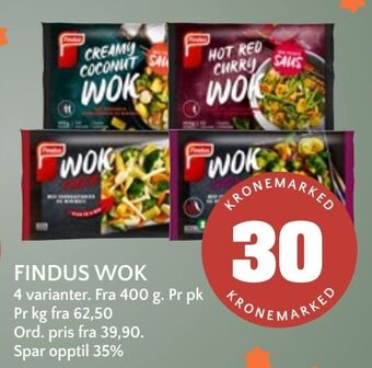 Coop Mega Findus wok tilbud