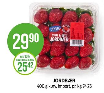 Kiwi Jordbær tilbud