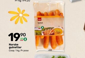 Matkroken Norske gulrøtter tilbud