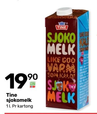 Matkroken Tine sjokomelk tilbud