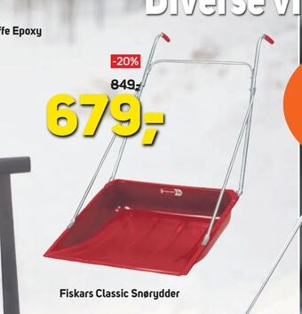 Megaflis Fiskars Classic Snørydder tilbud